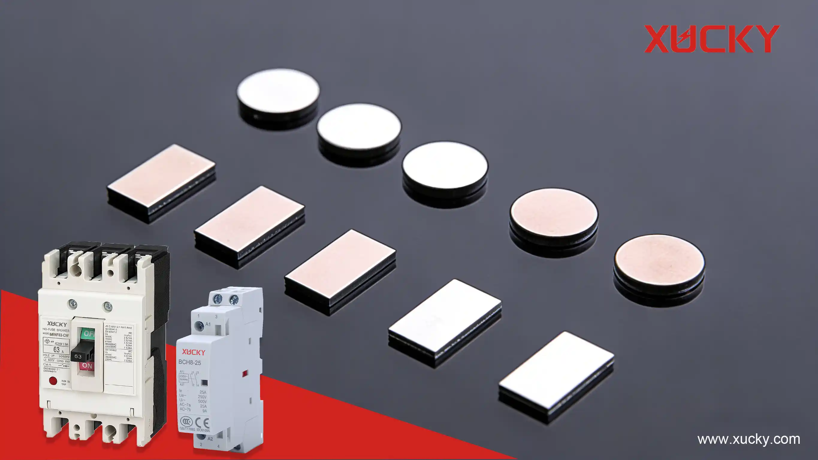 Op zilver gebaseerde composietcontacten voor stroomonderbrekers: kernsystemen en prestatieanalyse